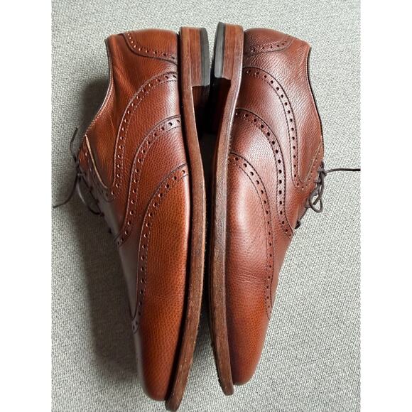 Allen Edmonds McAllister Wingtip Oxford Dress Shoe Men\'s 10 Chili Leather main image 8